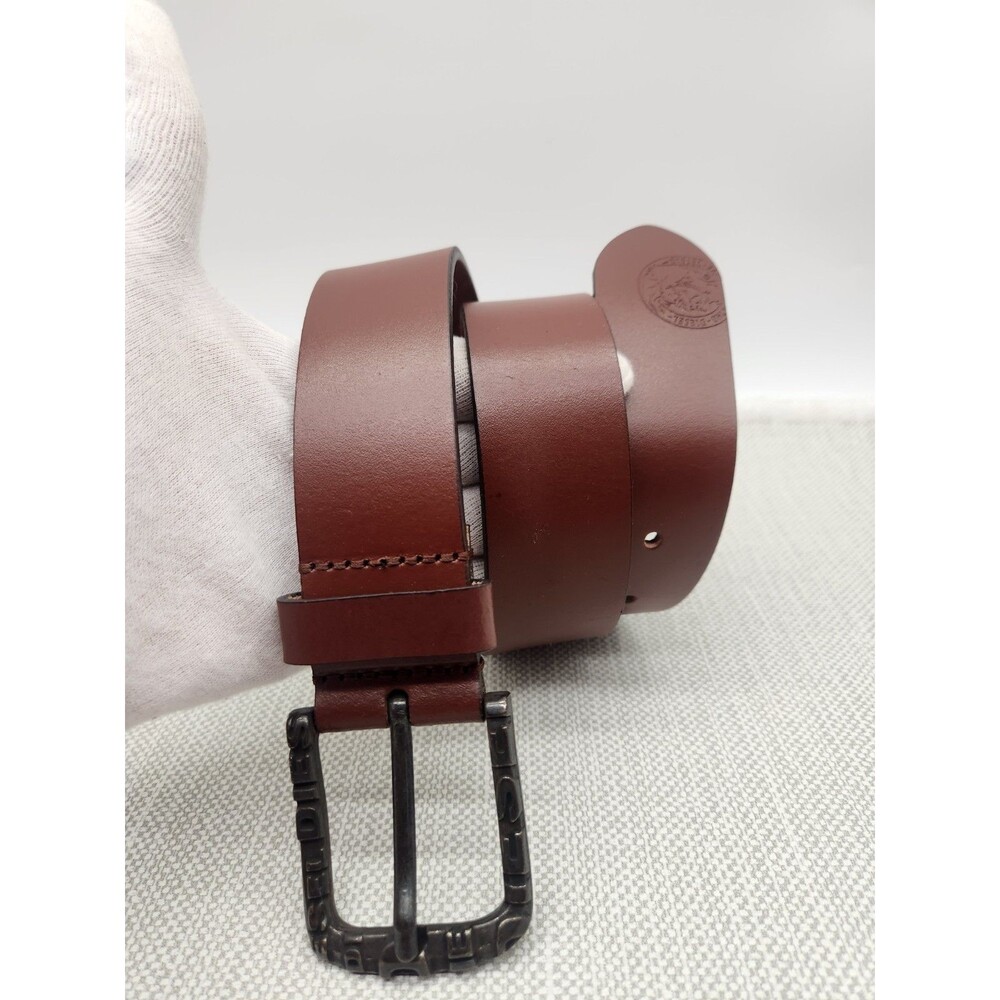 Diesel Size 30 Belt Brown Buffalo Leather Biker Moto Motorcycle